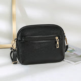 Soft PU Leather Ladies Messenger Bag Large Capacity Single Shoulder Handbag