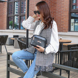 Soft PU Leather Ladies Messenger Bag Large Capacity Single Shoulder Handbag