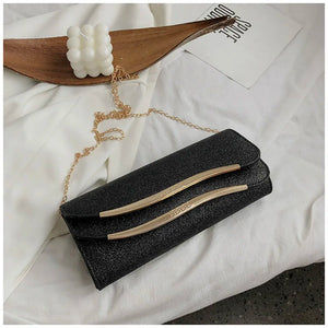 Sequined Envelope Clutch Evening Bags Wedding Purse Handbag FTB268