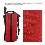 Tactical First Aid Kit Molle Rip-Away EMT Pouch Bag Red