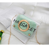 Transparent Shoulder Crossbody Bags PVC Clear Bag Satchel Handbags