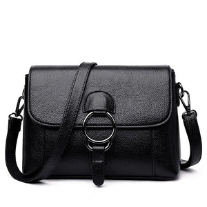 PU Leather Women Messenger Bag Crossbody Single Shoulder Handbag