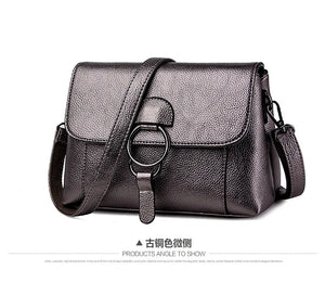 PU Leather Women Messenger Bag Crossbody Single Shoulder Handbag