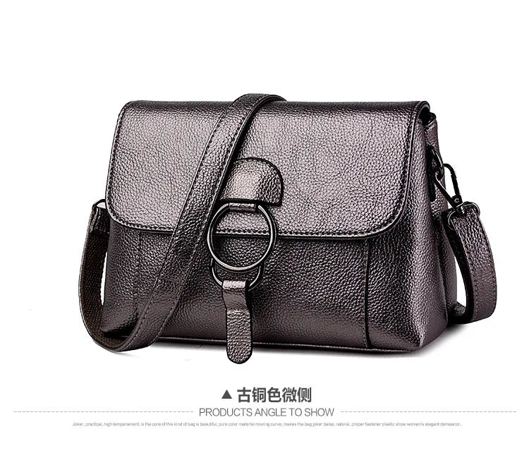 PU Leather Women Messenger Bag Crossbody Single Shoulder Handbag