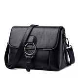 PU Leather Women Messenger Bag Crossbody Single Shoulder Handbag