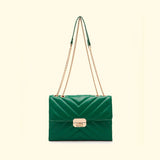 Vintage Chain Women Messenger Bag Lingge Underarm Bag