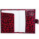 Small Leopard Passport Holder with Buckle - For Ladies