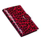 Small Leopard Passport Holder with Buckle - For Ladies