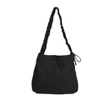 Female Canvas Drawstring Shoulder Bag for School