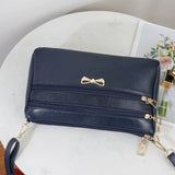 Women's Shoulder Bag Wax Leather Multi-layer Large-capacity Crossbody