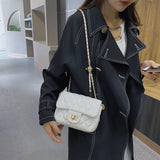 Women's Embroidery Crossbody Bag PU Leather Shoulder Bag