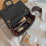 Women's Embroidery Crossbody Bag PU Leather Shoulder Bag