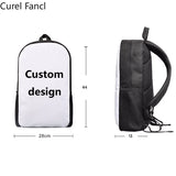 Wolf Print Schoolbags for Kids Bookbags Mochila Infantil Animal