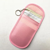 Carbon Fiber RFID Keychain Wallet Car Shield Key Case