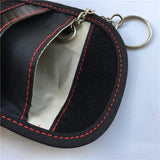 Carbon Fiber RFID Keychain Wallet Car Shield Key Case