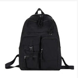 Large Capacity Schoolbag Women's High School Functional Wind Ins Tide Backpack
