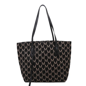 Large Capacity Canvas Tote Bag Retro Handbag Portable Shoulder Slung Bag