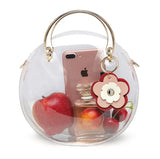 Women Crossbody Transparent Bag Clear Jelly Small Tote Messenger Shoulder Bags