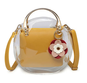 Women Crossbody Transparent Bag Clear Jelly Small Tote Messenger Shoulder Bags