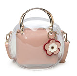 Women Crossbody Transparent Bag Clear Jelly Small Tote Messenger Shoulder Bags