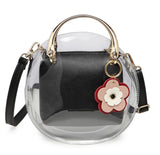 Women Crossbody Transparent Bag Clear Jelly Small Tote Messenger Shoulder Bags