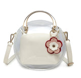 Women Crossbody Transparent Bag Clear Jelly Small Tote Messenger Shoulder Bags