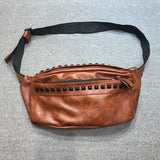 Men's Rivet Chest Bag All Matching Style Backpack