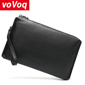 Men's Mobile Phone Bag Leather Handbag Purse Soft Wallet