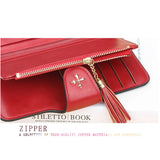 Oil Max Leather Women Long Wallet Ladies Coin Pocket Card Purse Clutch