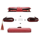 Oil Max Leather Women Long Wallet Ladies Coin Pocket Card Purse Clutch