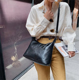 Patent Leather Bucket Bag Large Capacity Women Bag