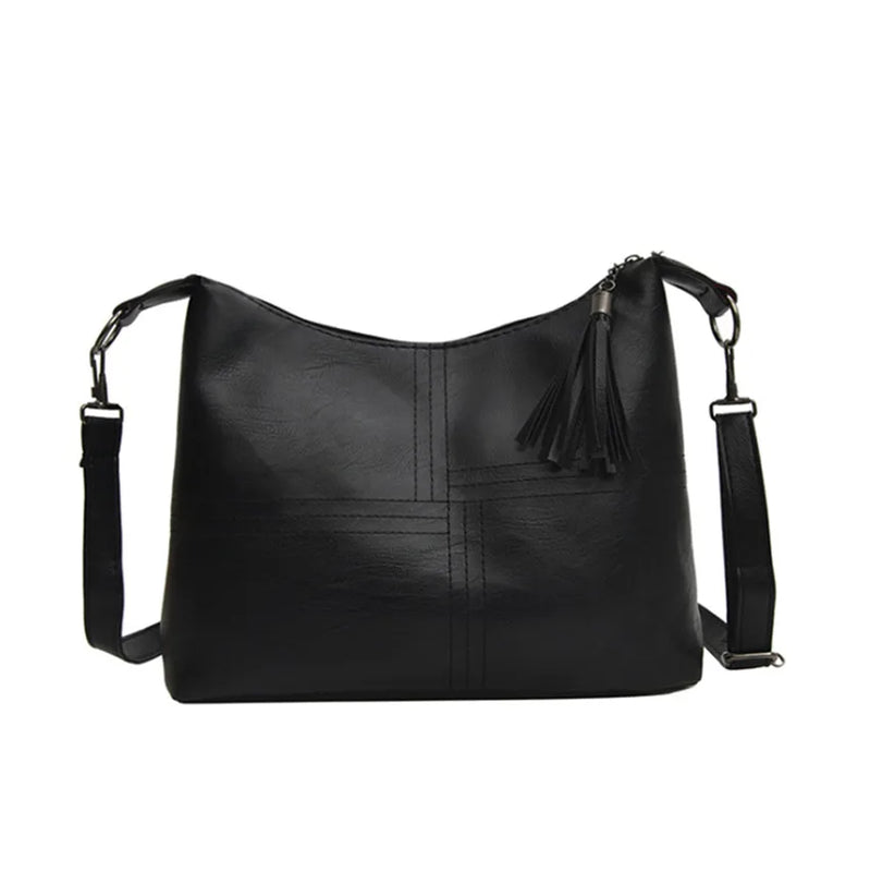 Patent Leather Bucket Bag Large Capacity Women Bag