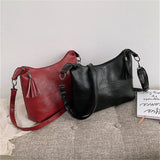 Patent Leather Bucket Bag Large Capacity Women Bag