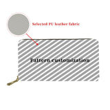 Personalized Picture Long Wallet Clutch Bag Women Wallet Christmas Gift