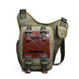Retro Canvas Men's Bag European American Shoulder Messenger Bag