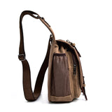 Retro Canvas Men's Bag European American Shoulder Messenger Bag