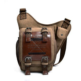 Retro Canvas Men's Bag European American Shoulder Messenger Bag