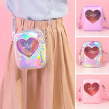 Colorful Hologram Laser Mini Crossbody Bag Women