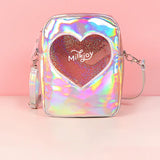 Colorful Hologram Laser Mini Crossbody Bag Women