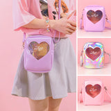 Colorful Hologram Laser Mini Crossbody Bag Women