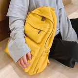 Waterproof Canvas Women's Backpack Teenage School Bags Mochila
