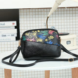 Retro Shoulder Bag Bucket Handbag with Dual-use Large Capacity