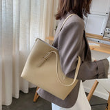 Women's PU Leather Handbags Large Tote Bag Purse Pocket Sac Bolso