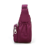 Waterproof Nylon Messenger Bag for Women Crossbody Shoulder Bag