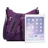 Waterproof Nylon Messenger Bag Women