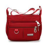 Waterproof Nylon Messenger Bag for Women Crossbody Shoulder Bag