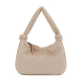 Women Winter Faux Fur Shoulder Bag Lady Handbag Female Party Tote Bag