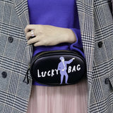 PU Leather Women Chest Bag Waist Bag in Lucky Bag Series