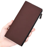 Men's Retro Long Wallet Multi-card Bit Leather Wallet