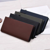 Men's Retro Long Wallet Multi-card Bit Leather Wallet